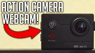 How To Use An Action Camera As A Webcam On OBS | Victure AC700 4K Action Camera