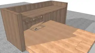 Bench and platform for web animation
