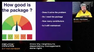 Devoxx Ukraine 2020. Know thy neighbours: dependency management done right. Brian Vermeer