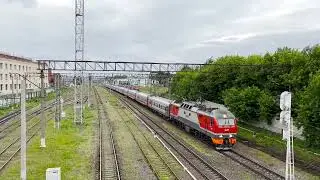 ЭП2к-428 с фирменным поездом №10 "Жигули" Москва - Самара