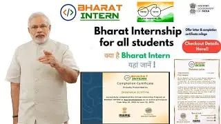 Bharat Internship 2023 For September batch | AI , ML & Data Science Internship Certificate #bharat