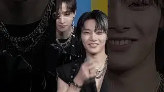Hyunjin being affectionate with I.N without caring about the cameras!  #kpop #straykids #skz
