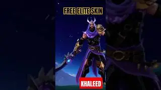 FREE ELITE SKIN in Mobile Legends #eliteskins #freeskinmlbb #khaleedskin