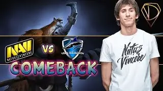 Dendi Magnus and great comeback! Na'Vi vs Vega (Game 2) @TI5 Quals