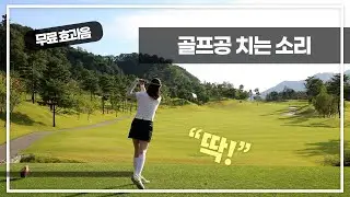 [유튜브 무료 효과음] 골프공 치는 소리 golf sound