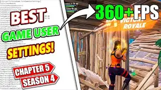Best Game User Settings in Fortnite Chapter 5 Season 4! 🚀(Reduce Input Delay + FPS BOOST!)