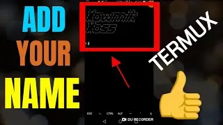 How to add your name like banner in TERMUX