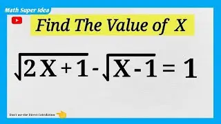 Nice Square Root Math Simplification | Find the value of X