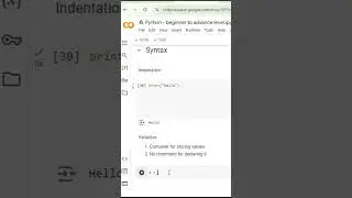 Python Indentation | Python Variables #excel #exceltricks #colab #google #python #pythonprogramming