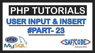 PHP Tutorials - GET Input From User and Insert Data in Database Using PHP Part-23