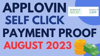 Applovin self click payment proof | Applovin high eCPM self click app