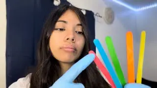 ASMR relaxing cranial nerve exam roleplay 😴