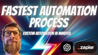 The fastest way to set up a custome automation: Chatgpt and zapier!