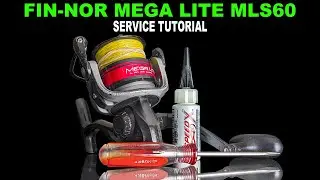 Fin-Nor Megalite MLS60 - How to take apart, service and reassemble - Fishing Reel Repair