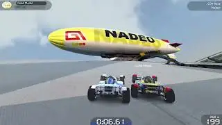 TrackMania Nations Forever (PC): Blue challenges, all gold.