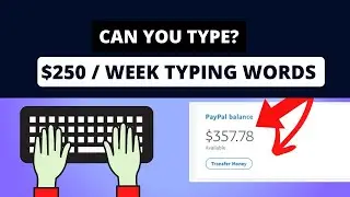 Make $50/HR Doing Typing Jobs Online! - NO Interviews