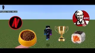 5 Minecraft Hacks that You can build in your house (KFC Bucket, Sushi, Curved TV, Dog bowl, Trophy).