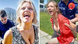 Karen Gets KNOCKED OUT COLD After POWER HIT | INSTANT KARMA
