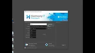 very basic set-up for tradigital animation in  toonboom