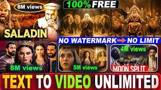 Unlimited FREE AI 4K📺Video Generator | Open Source Text to Video AI | Image to 4k Video Maker 2026