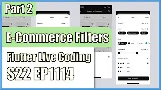 [Flutter] Flutter Live Coding EP1114 (E-Commerce Filter Part 2)
