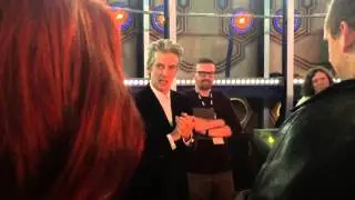 Meeting Peter Capaldi on the TARDIS Set