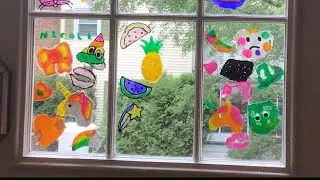 🐶Making Emoji Window Art!😍 (READ DESCRIPTION)