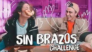 RETO SIN MANOS (Sin brazos challenge) con MI HERMANA *vomito*