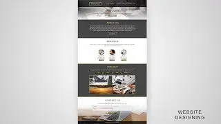 Website Designing in Photoshop CC in One Video in Hindi