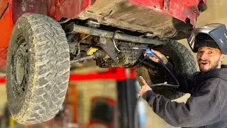 J'ai SOUDÉ un PONT de 4X4 sous ma 205 !