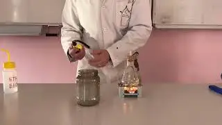 Důkaz vypařování plamenem