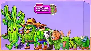 Merge Fellas: Cactusino Braainrots ⁉️ New Update – Max Level | Gameplay!