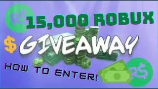 15,000 Robux Giveaway!! | Special Video