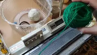 Новичок - новичку : мои первые шаги вязания на машине! 🤓