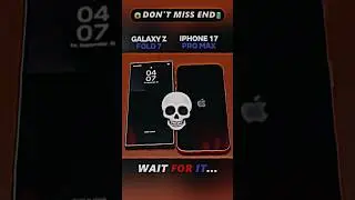 🤯 iPHONE 17 PRO MAX VS GALAXY Z FOLD 7 SPEED TEST