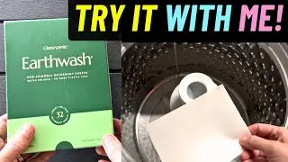 Earthwash Laundry Detergent Sheets - do they REALLY work? Test them out with me!