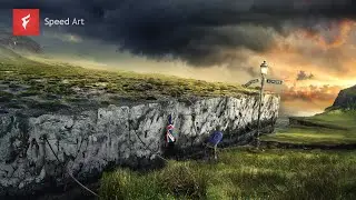 Farewell Europe (EU) - Digital Art Time-lapse