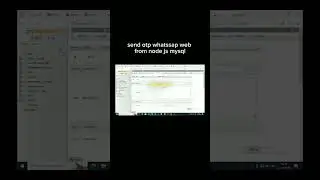 demo send otp whatsapp message from node js mysql 