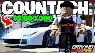 NEW LAMBORGHINI COUNTACH IN DRIVING EMPIRE UPDATE