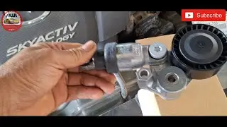 How to Change Tensioner Drive Belt and Valve Cover Gasket MAZDA6 SkyActive