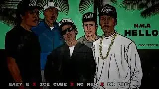 Eazy E x Ice Cube x Mc Ren x dr Dre -hello (remax) DJ xlesso