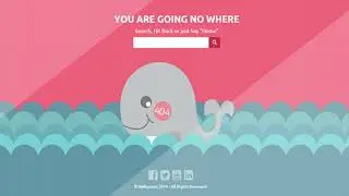 No Where - Responsive Creative 404 Error Template | Themeforest Website Templates and Themes