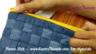 DIY Idea | Creative Recycling : Easy way to turn your Old Jean into a Stylish / Trendy Purse !!
