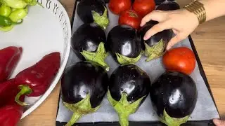 😱Yıllarca Boşa Uğraşmışız Patlıcanları Bu Yöntemle Derin Dondurucuda Saklıyorum Kışlık hazırlıklar