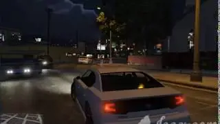 Casual night driving in GTA 5.  Gaming Video 01.