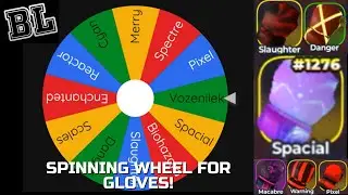 Spinning Wheel for Choosing Gloves! | Roblox Boxing League
