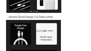 Xiaomi SonicCharge 2.0 Cable white