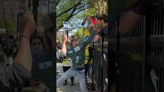Zionists ATTACK DePaul Students! #chicago #viral #news #shorts #protest #palestine #israel #crazy