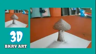 easy 3d drawing | 3d drawing | Simple 3D drawing instructions | BKRV art