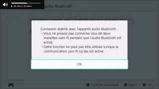Nintendo Switch mise à jour 13.0.0  - audio Bluetooth